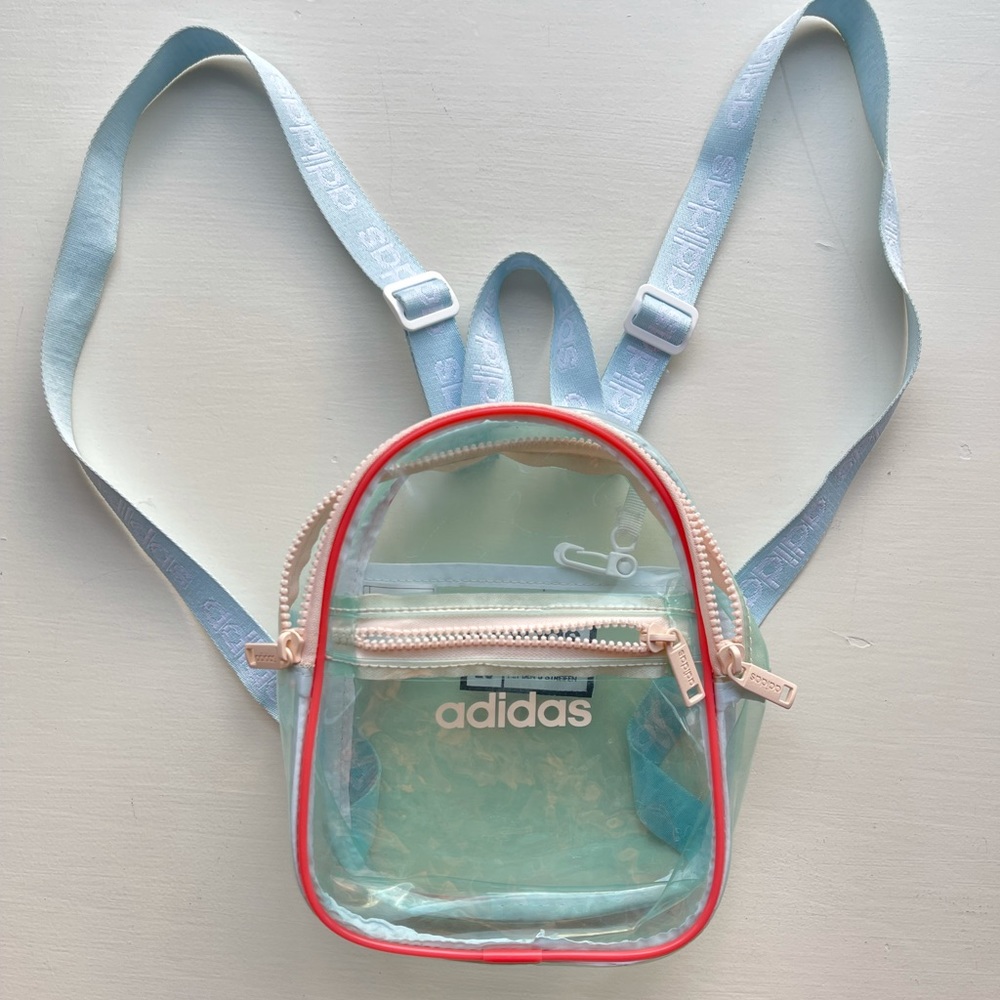 adidas clear backpack
